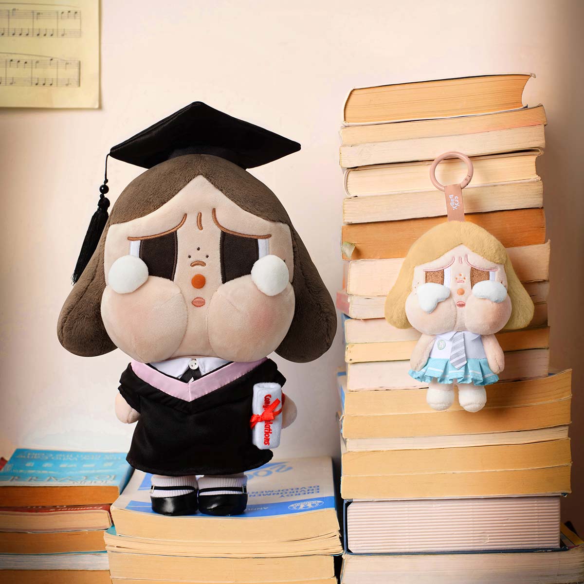 POP MART CRYBABY Sunset Concert Series Plush Doll-little c land