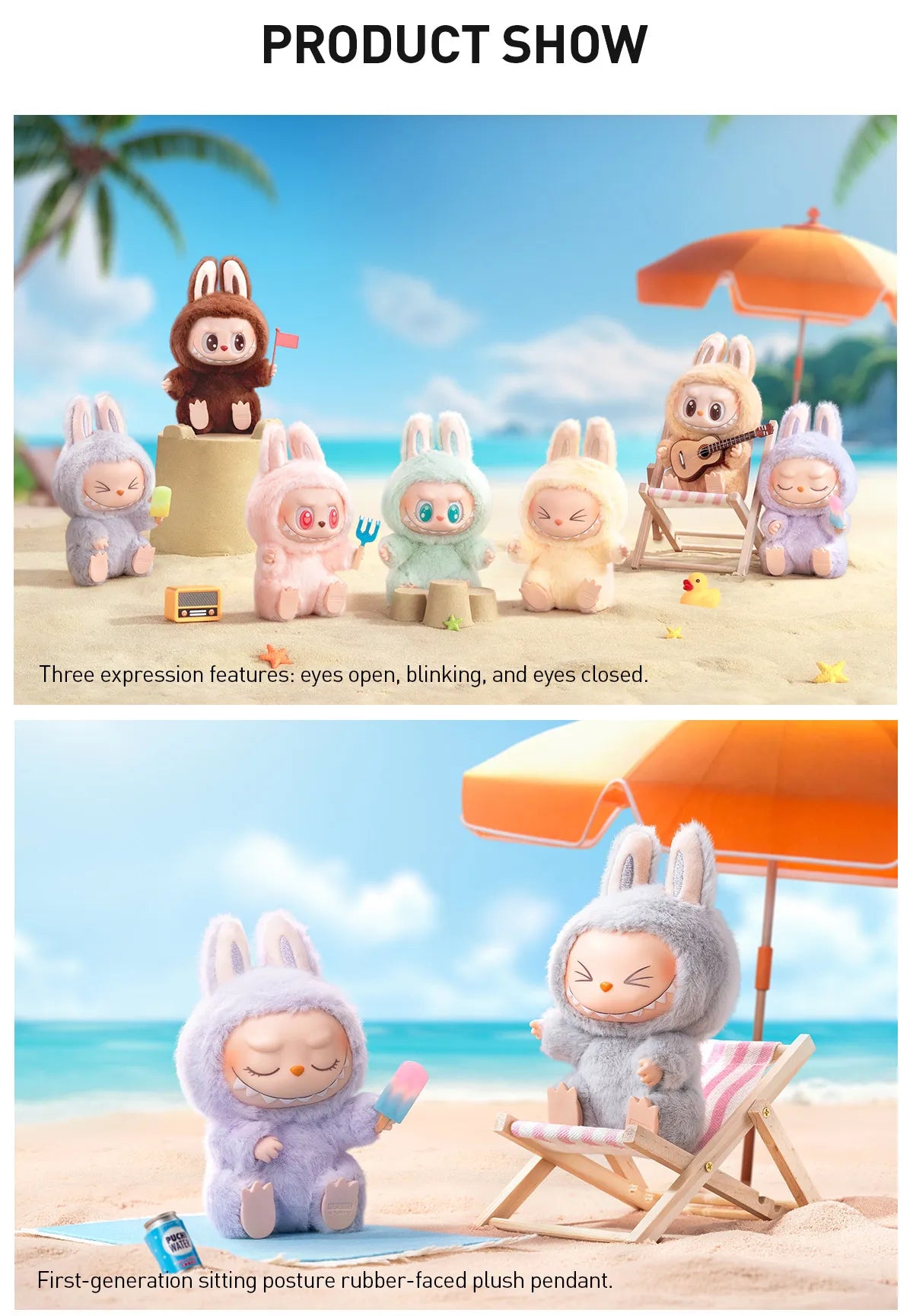 OPEN BOX - Pop Mart - The Monsters Labubu Have a Seat Vinyl Plush Blind Box