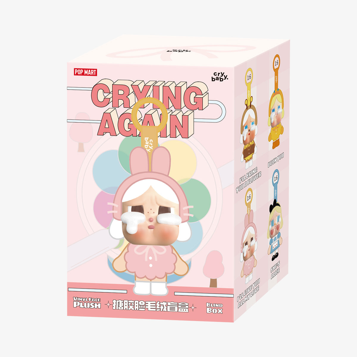 Pop Mart - CRYBABY Crying Again Series - Vinyl Face Plush Blind Box