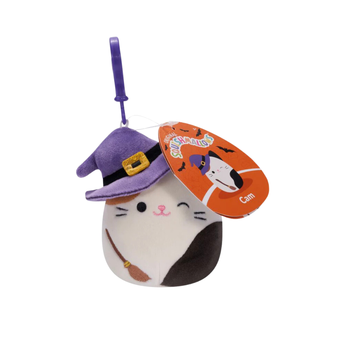 Squishmallows Original Halloween Cam the Witch Cat Keychain - Little C Land