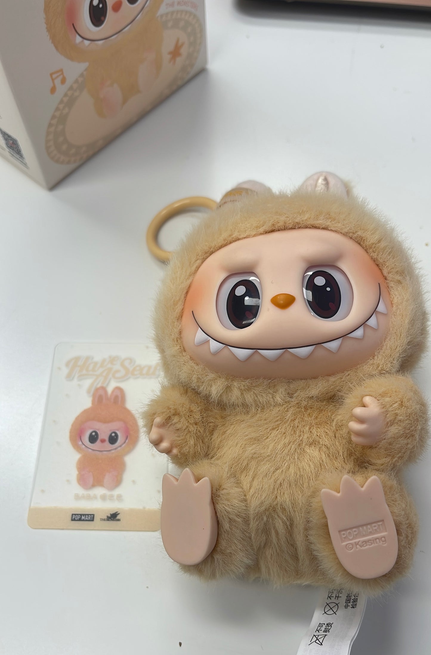 OPEN BOX - Pop Mart - The Monsters Labubu Have a Seat Vinyl Plush Blind Box