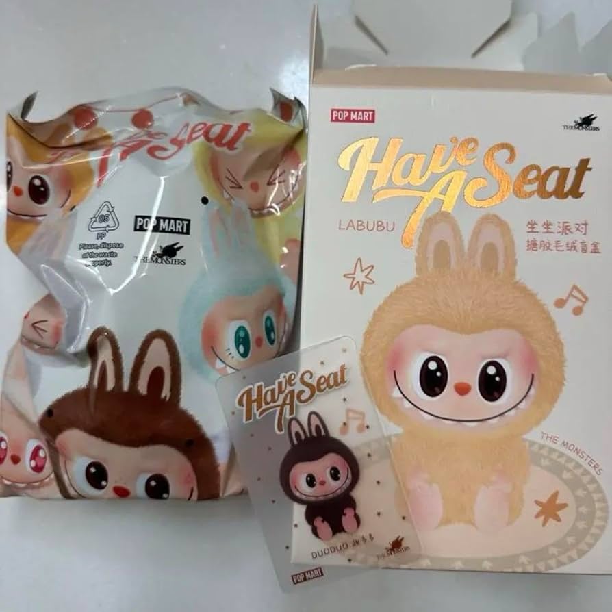 OPEN BOX - Pop Mart - The Monsters Labubu Have a Seat Vinyl Plush Blind Box