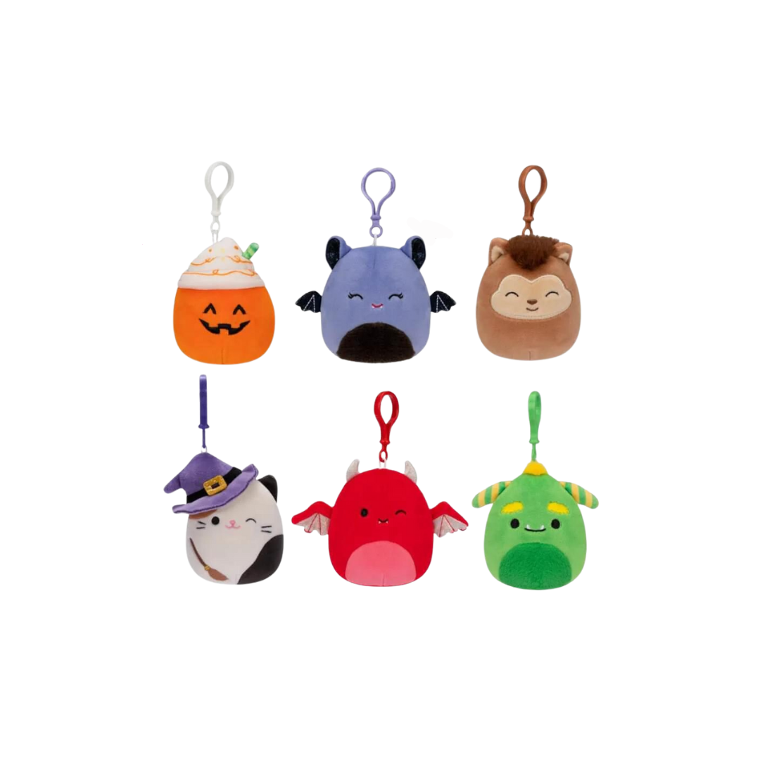 Squishmallows Original Halloween Cam the Witch Cat Keychain - Little C Land