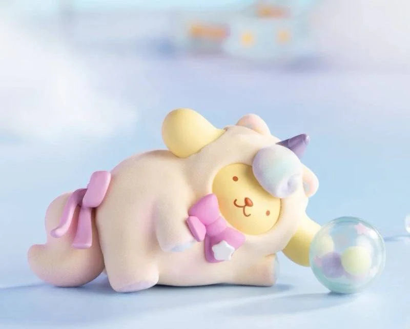 Sanrio Miniso Fantasy Paradise Flocked Unicorn Series Blind Box