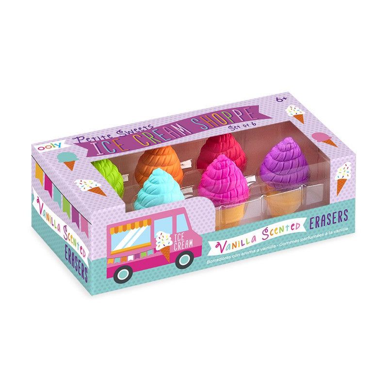 Ooly Petite Sweets Ice Cream Shoppe Scented Erasers - Little C Land