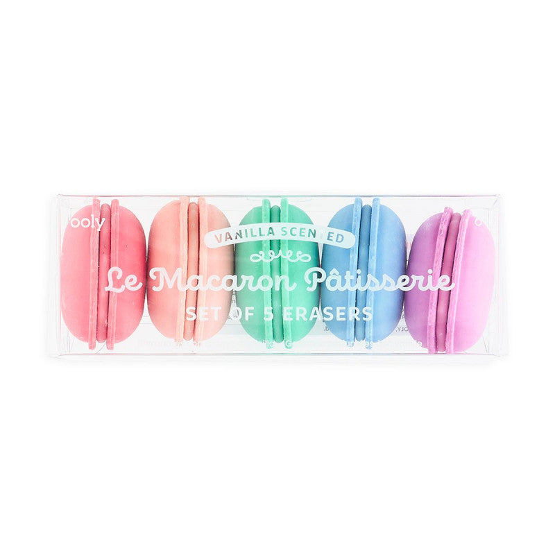 Ooly Le Macaron Patisserie Scented Erasers - Set Of 5 - Little C Land