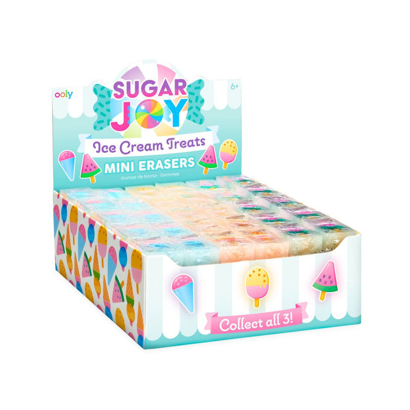 Ooly Sugar Joy Ice Cream Treats Mini Erasers - Little C Land