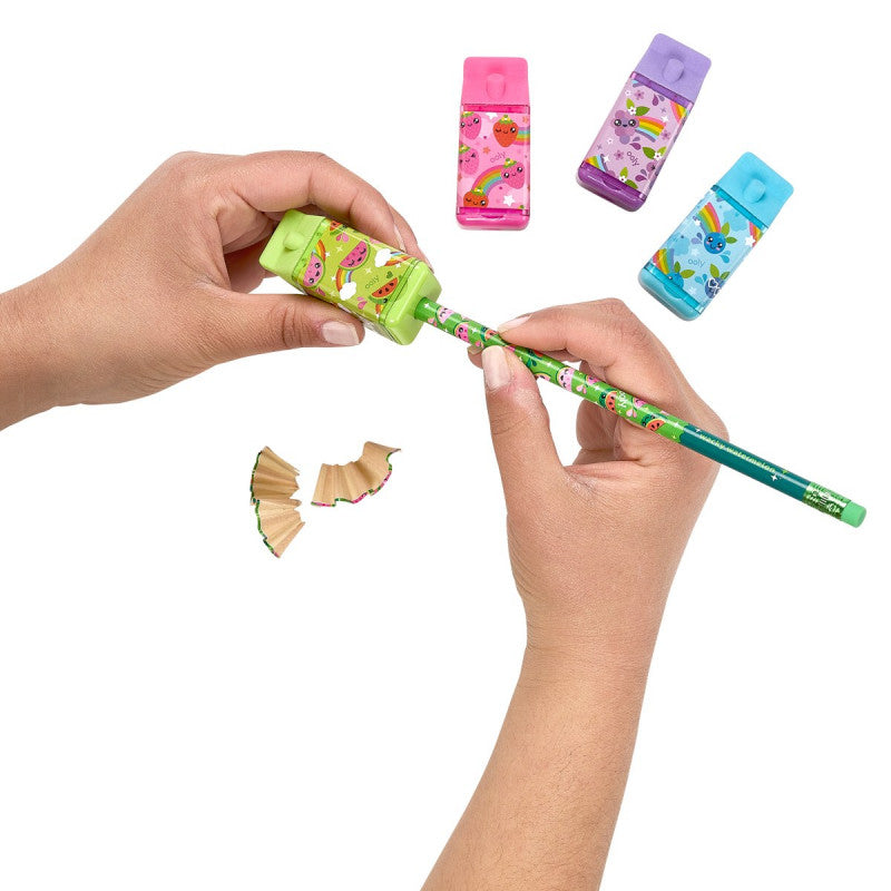 Ooly Lil’ Juicy Box Scented Erasers & Sharpeners - Little C Land