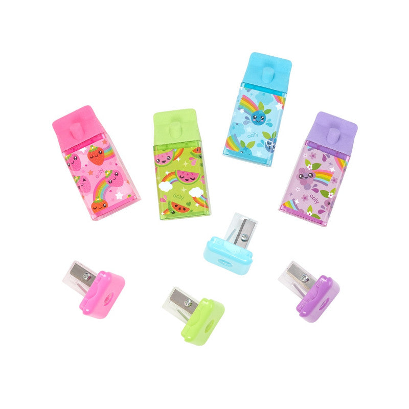 Ooly Lil’ Juicy Box Scented Erasers & Sharpeners - Little C Land