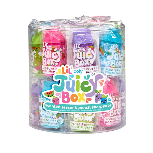 Ooly Lil’ Juicy Box Scented Erasers & Sharpeners - Little C Land