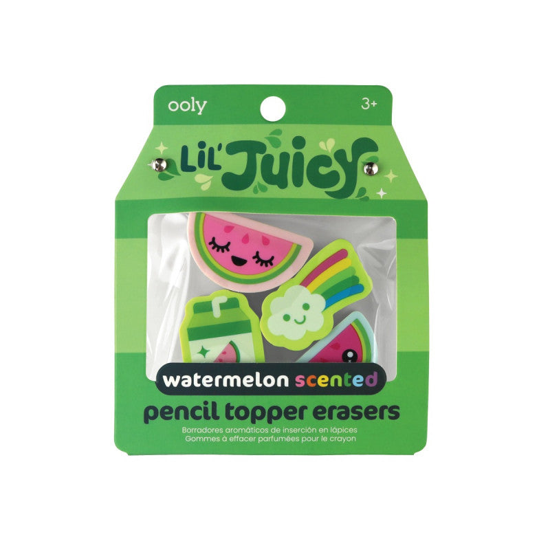 Ooly Lil’ Juicy Scented Topper Erasers - Little C Land