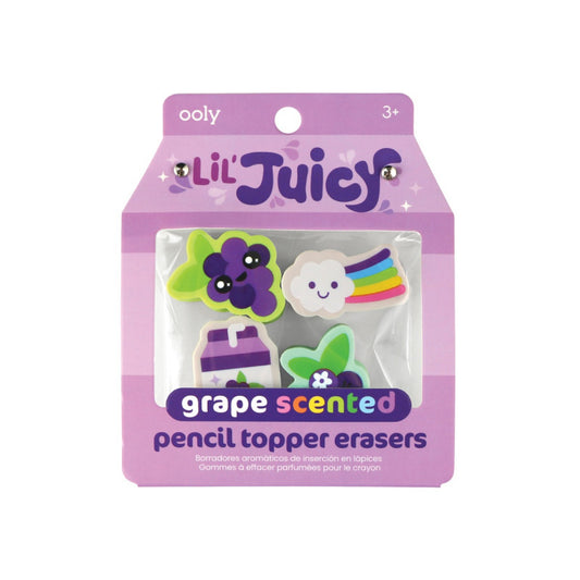 Ooly Lil’ Juicy Scented Topper Erasers - Little C Land