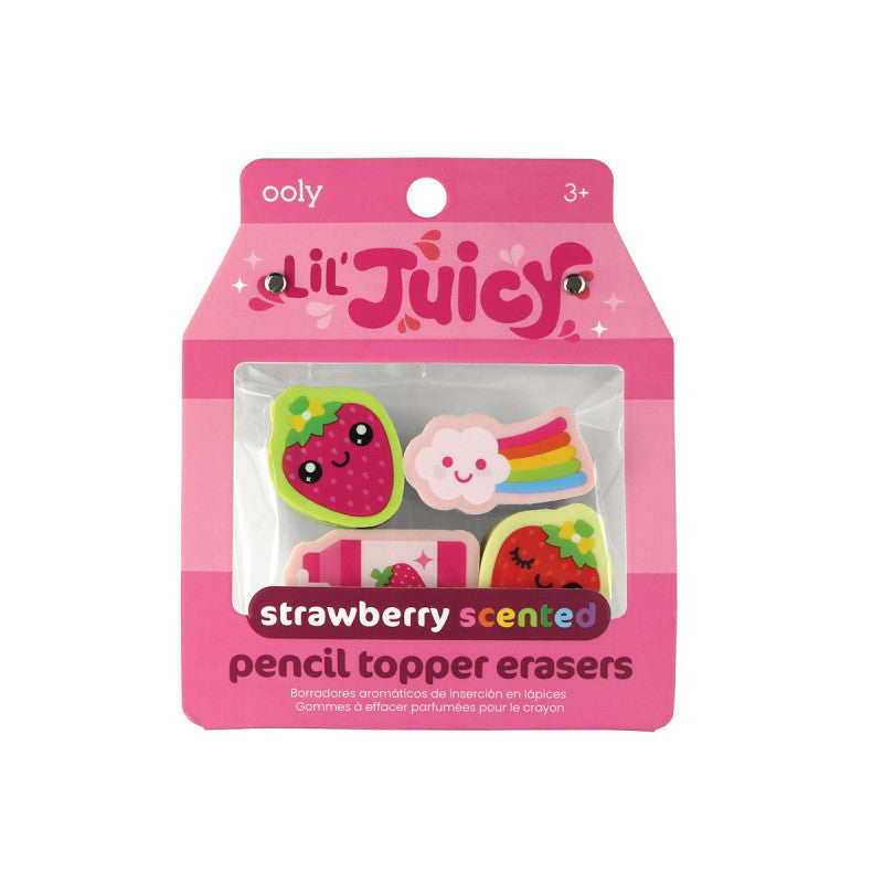 Ooly Lil’ Juicy Scented Topper Erasers - Little C Land