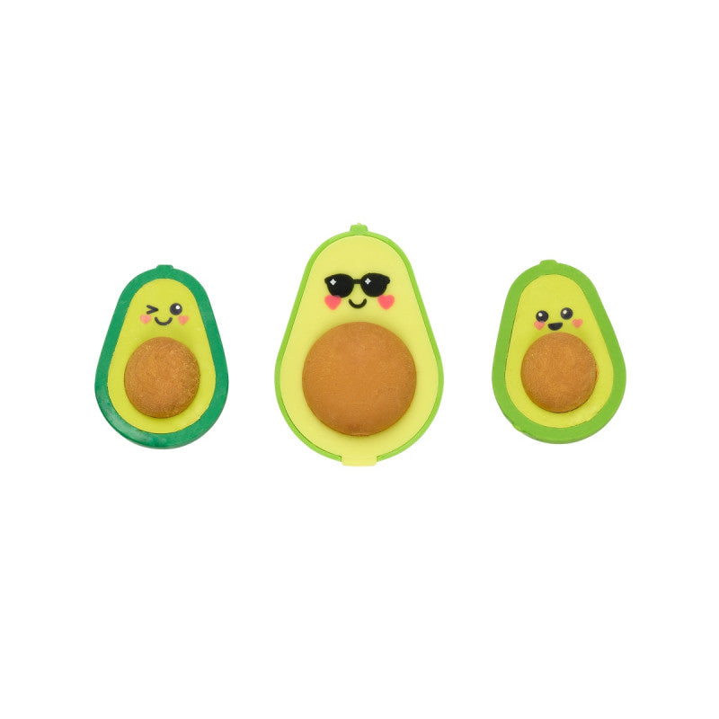 Ooly Avocado Love Eraser & Sharpener - Set of 3 - Little C Land