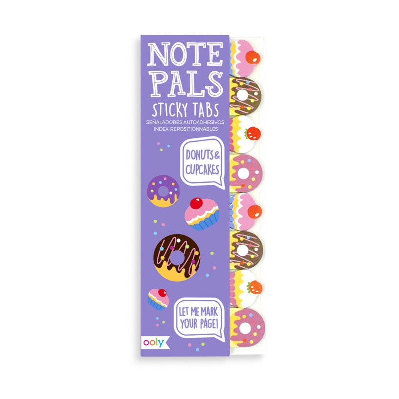 Ooly Note Pals Sticky Tabs - Donuts & Cupcakes - Little C Land