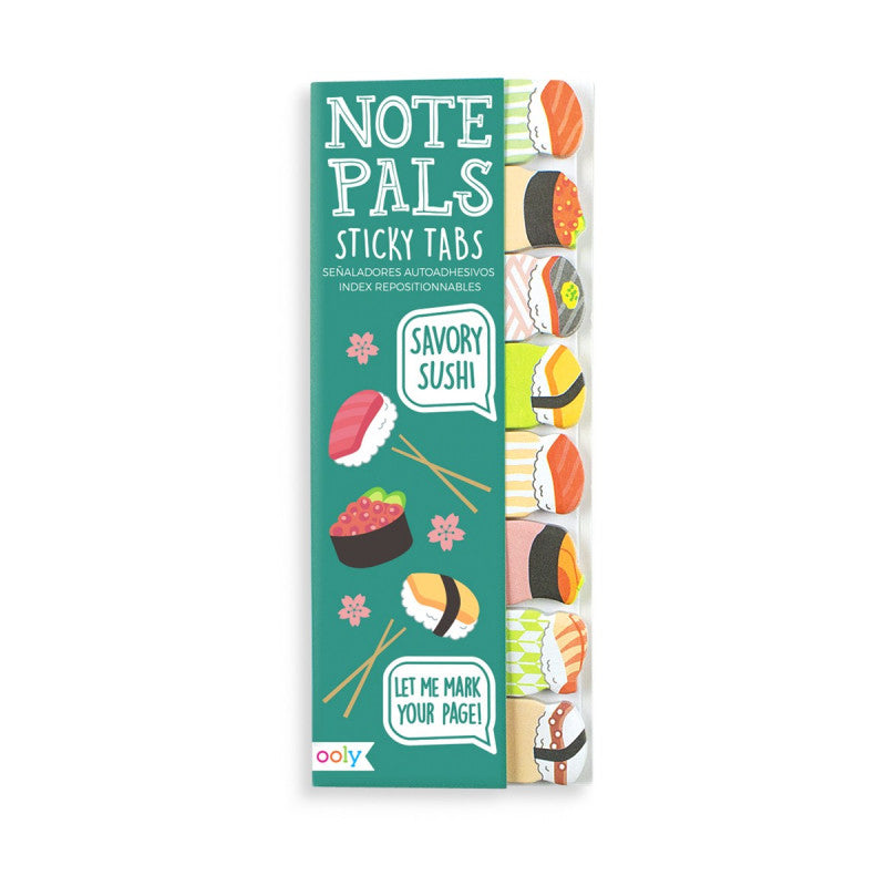 Ooly Note Pals Sticky Tabs - Savory Sushi - Little C Land