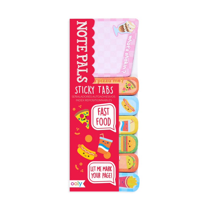 Ooly Note Pals Sticky Tabs - Fast Food - Little C Land