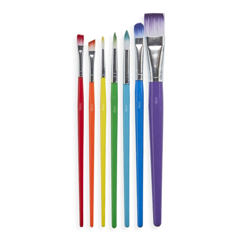 Ooly Lil Paint Brush Set - Set Of 7 - Little C Land