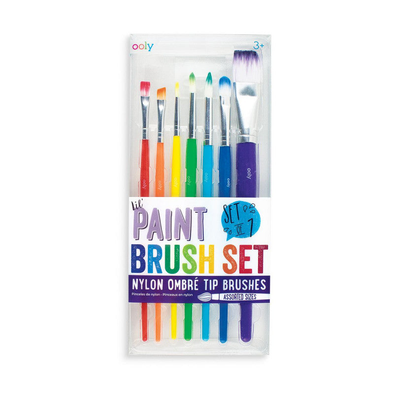 Ooly Lil Paint Brush Set - Set Of 7 - Little C Land