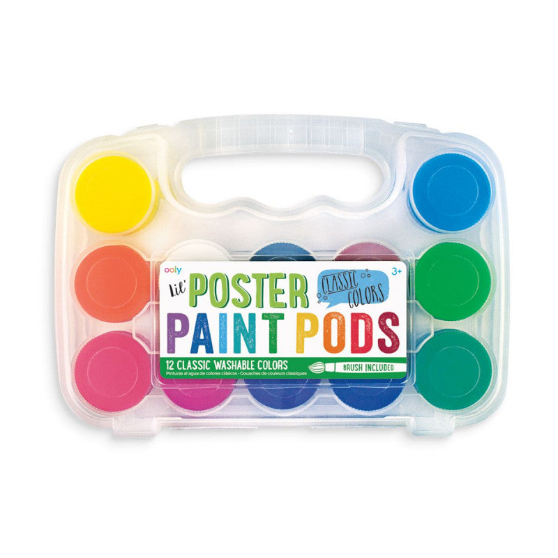 Ooly lil' Poster Paint Pods - Set of 12 - Little C Land