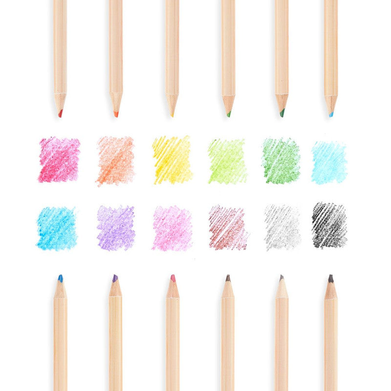 Ooly Unmistakeables Erasable Colored Pencils - Set of 12 - Little C Land