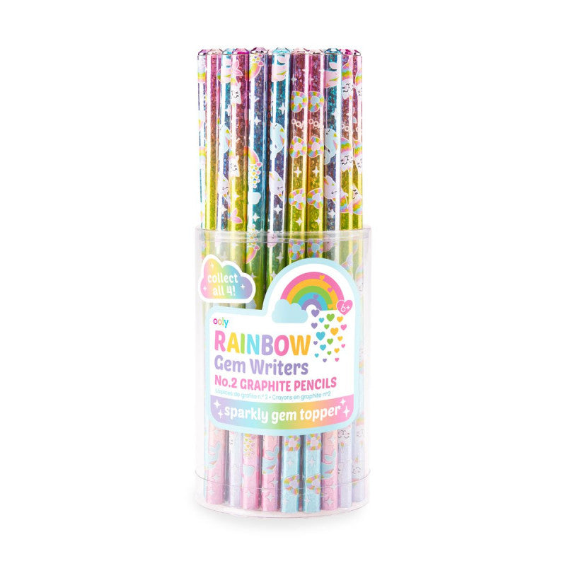 Ooly Rainbow Glitter Gem Pencils - Little C Land