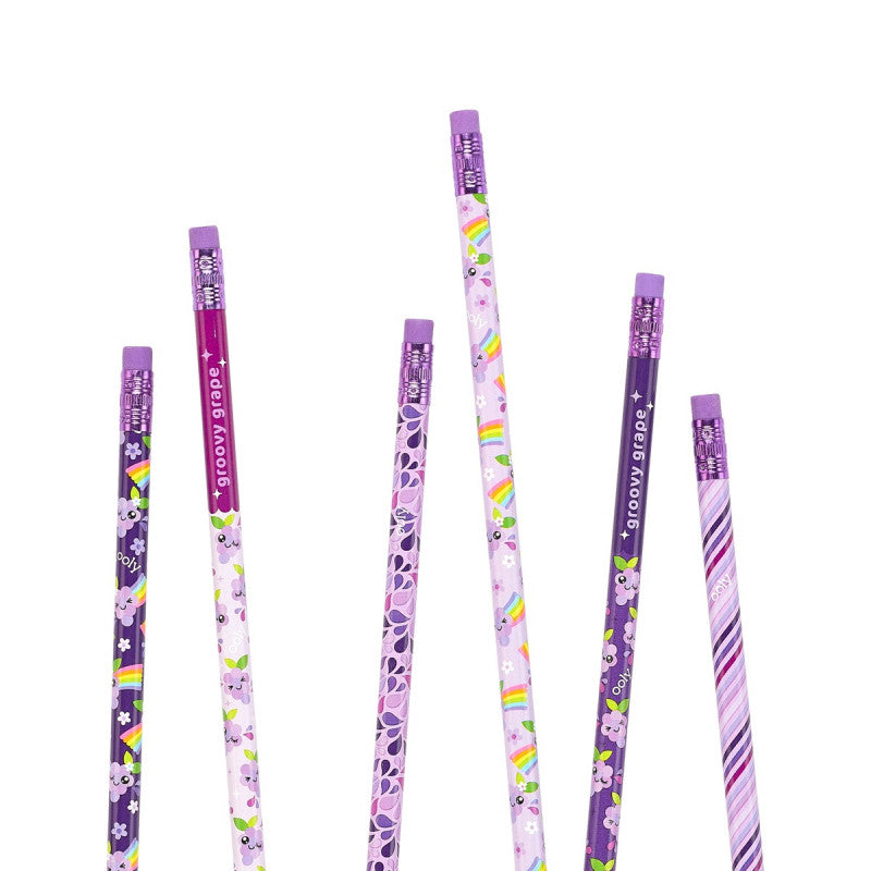 Ooly Lil Juicy Grape Scented Pencils -Set of 6 - Little C Land