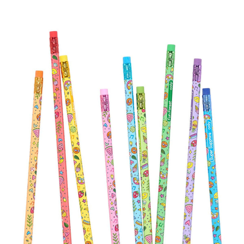 Ooly Color Doodlers Fruity Scented Erasable Colored Pencils - Little C Land