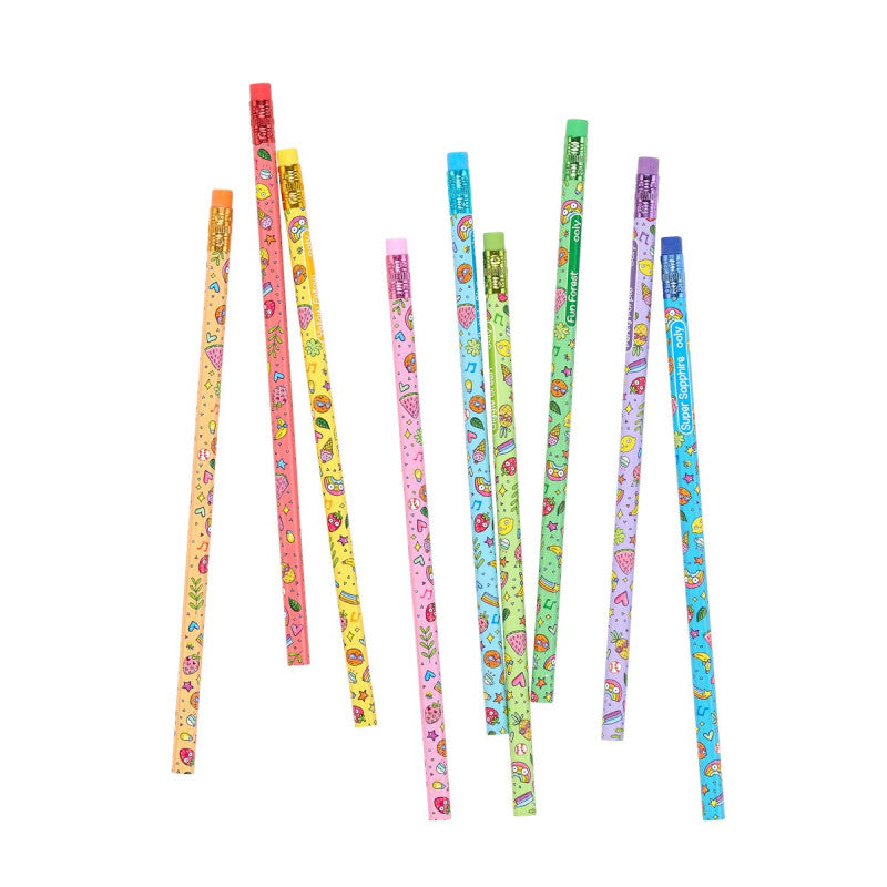 Ooly Color Doodlers Fruity Scented Erasable Colored Pencils - Little C Land