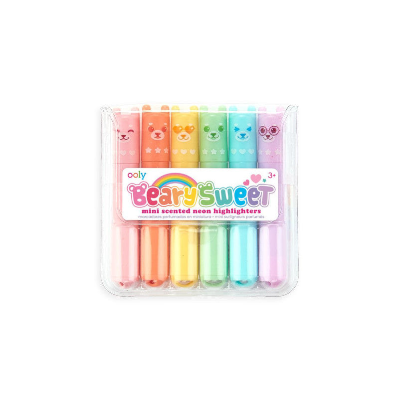 Ooly Beary Sweet Mini Scented Highlighters - Set of 6 - Little C Land