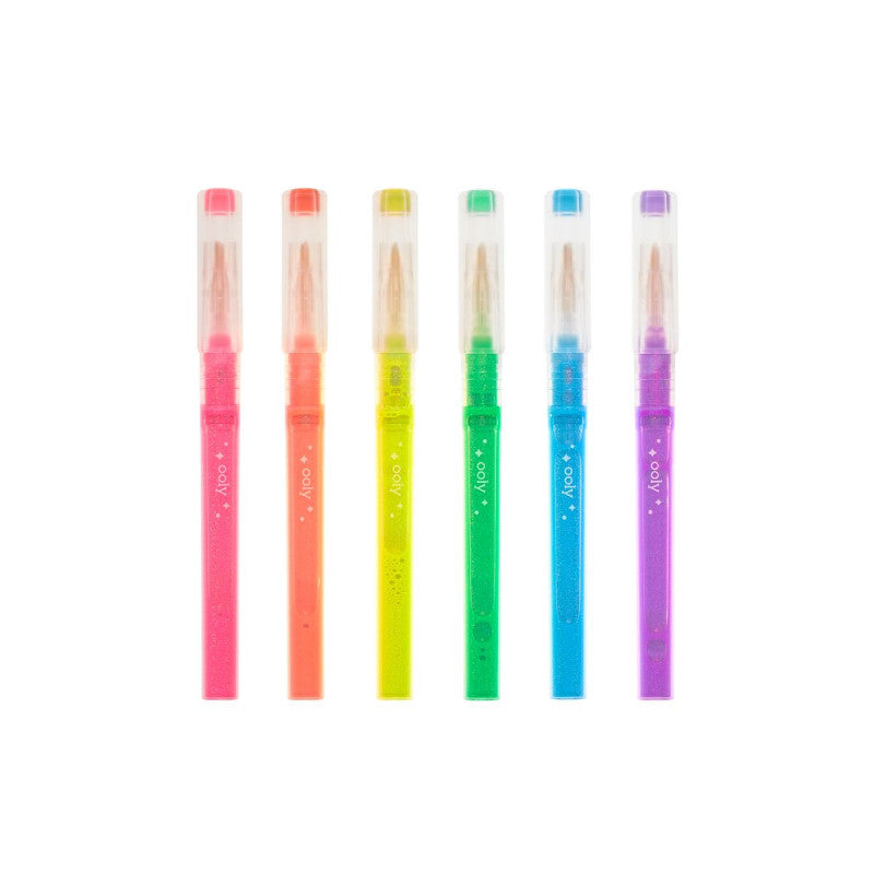 Ooly Oh My Glitter! Neon Highlighters - Set of 6 - Little C Land