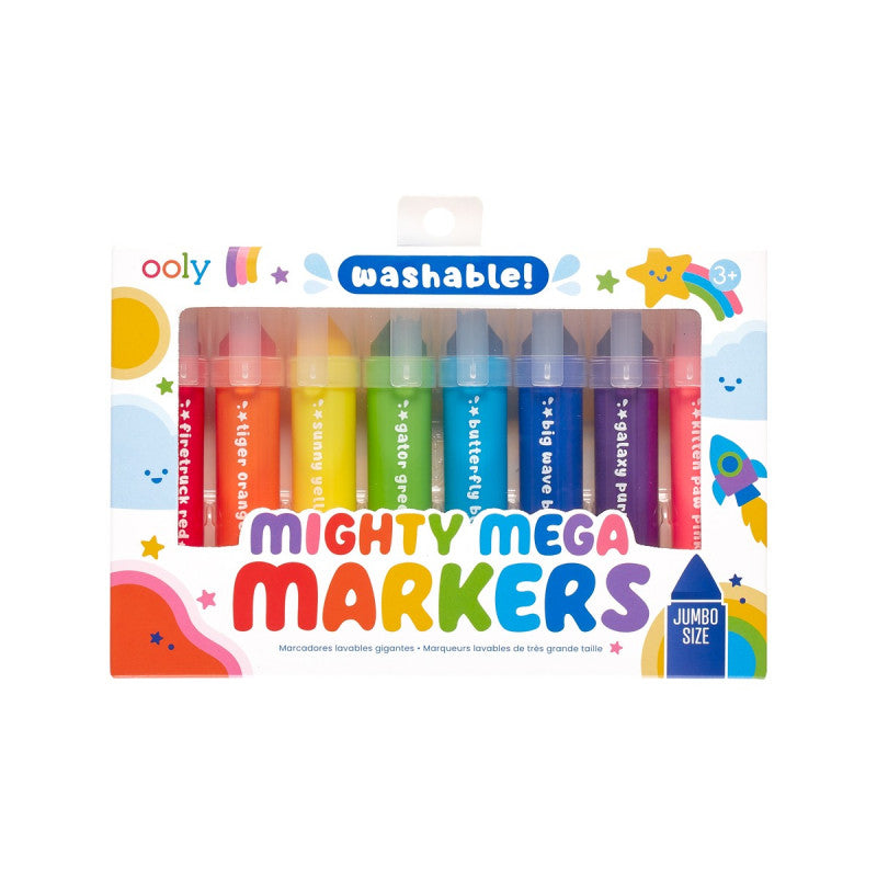 Ooly Mighty Mega Markers - Set Of 8 - Little C Land