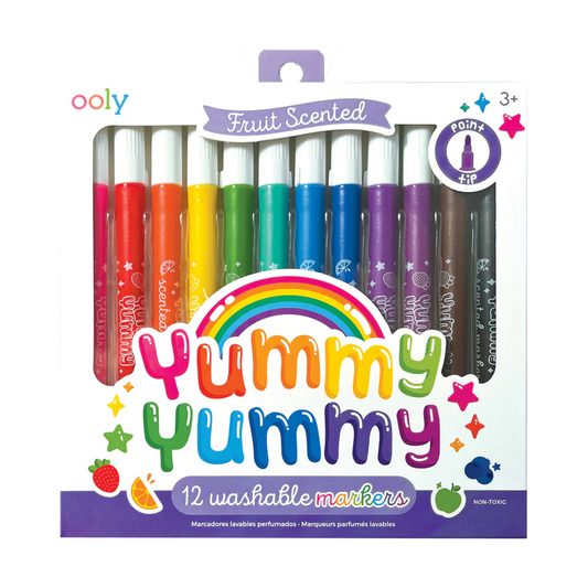 Ooly Yummy Yummy Scented Markers - Set of 12 - Little C Land