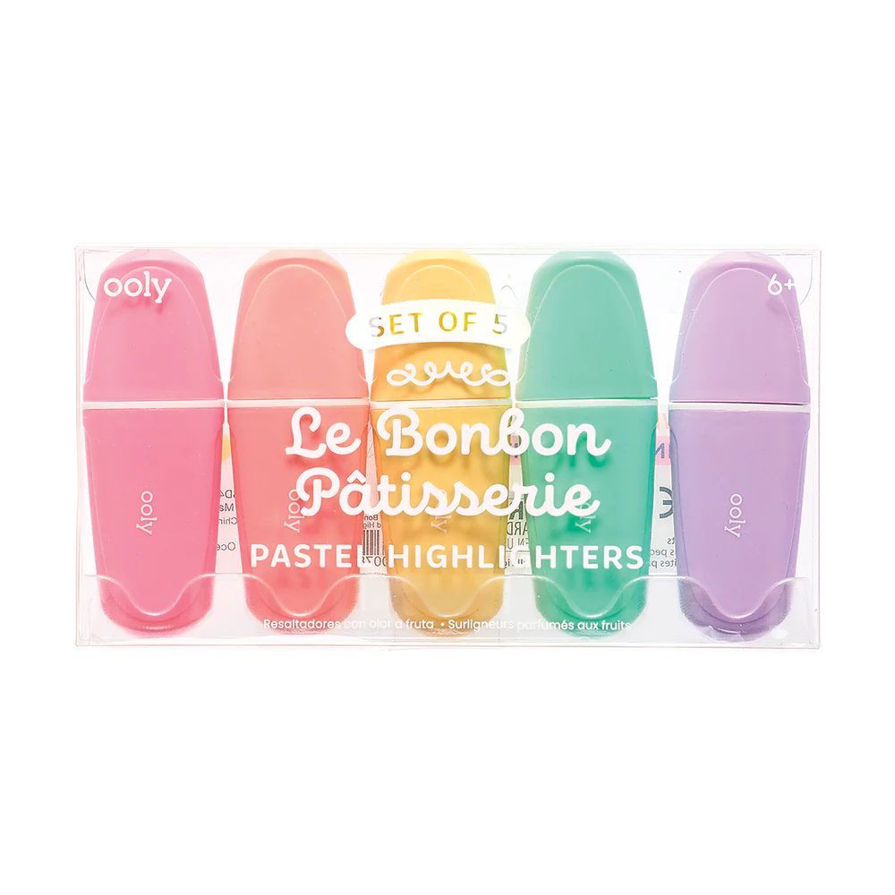 Ooly Le Bonbon Pâtisserie Pastel Highlighters - Set of 5 - Little C Land