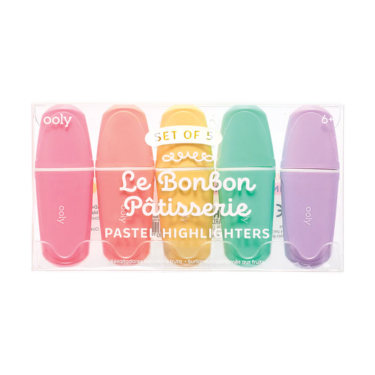 Ooly Le Bonbon Pâtisserie Pastel Highlighters - Set of 5 - Little C Land