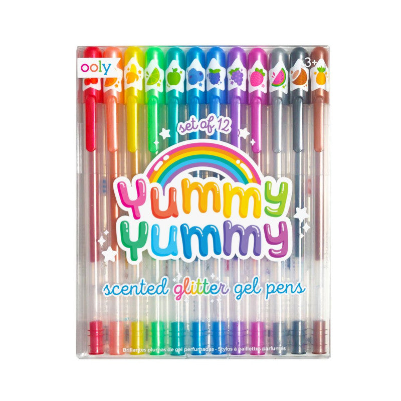 Ooly Yummy Yummy Scented Glitter Gel Pens - Set of 12 - Little C Land