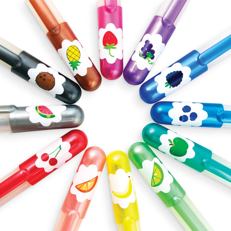 Ooly Yummy Yummy Scented Glitter Gel Pens - Set of 12 - Little C Land