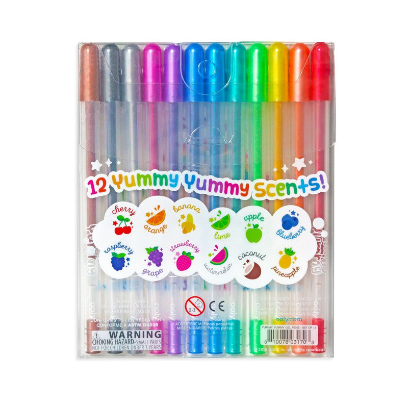 Ooly Yummy Yummy Scented Glitter Gel Pens - Set of 12 - Little C Land