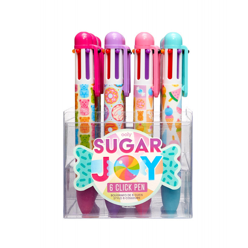 Ooly Sugar Joy 6 Click Multicolor Pens - Little C Land