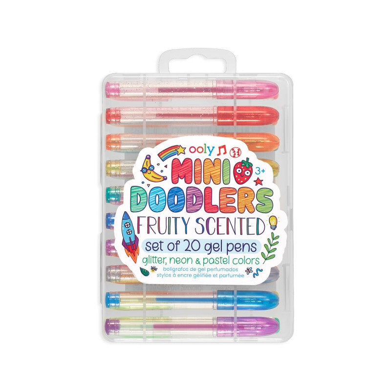 Ooly Mini Doodlers Scented Gel Pens - Set Of 20 - Little C Land