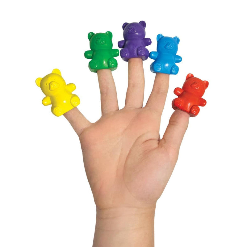 Ooly Cuddly Cubs Bear Finger Crayons - Set of 6 - Little C Land