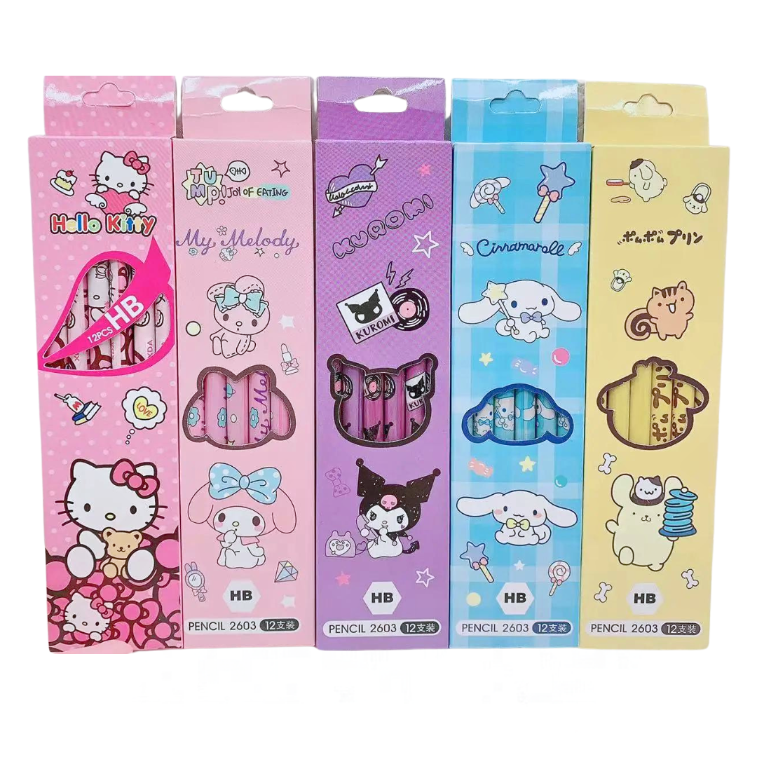 Sanrio & Friends Pencils - Set of 12 - Little C Land