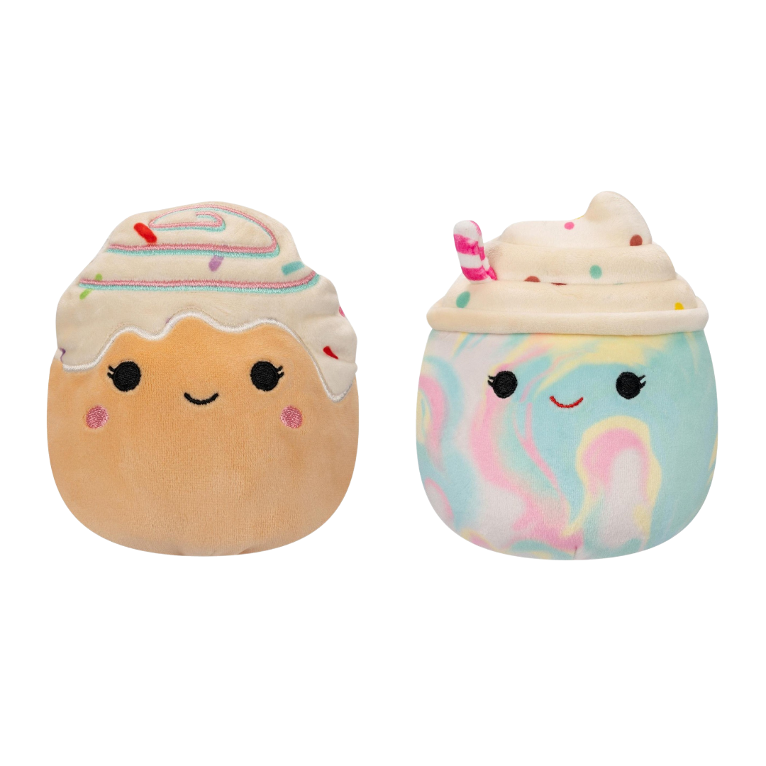 Squishmallows Flip-A-Mallow Chocolate & Rainbow Milkshake - Little C Land