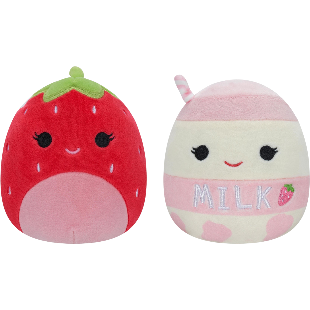 Squishmallows Flip-A-Mallow Strawberry & Milkshake - Little C Land