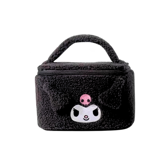 Kuromi Fuzzy Sanrio Makeup Bag - Little C Land