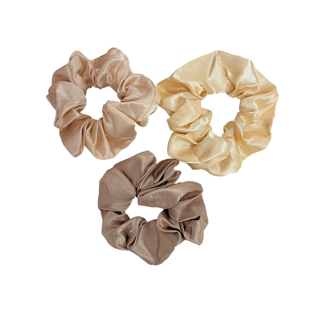 Cappuccino Ombre Scrunchie Set - Little C Land