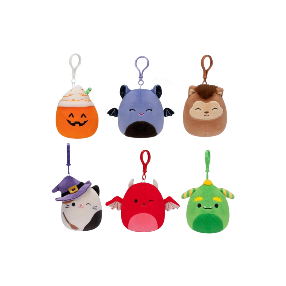 Squishmallows Original Halloween Wade the Werewolf Keychain - Little C Land