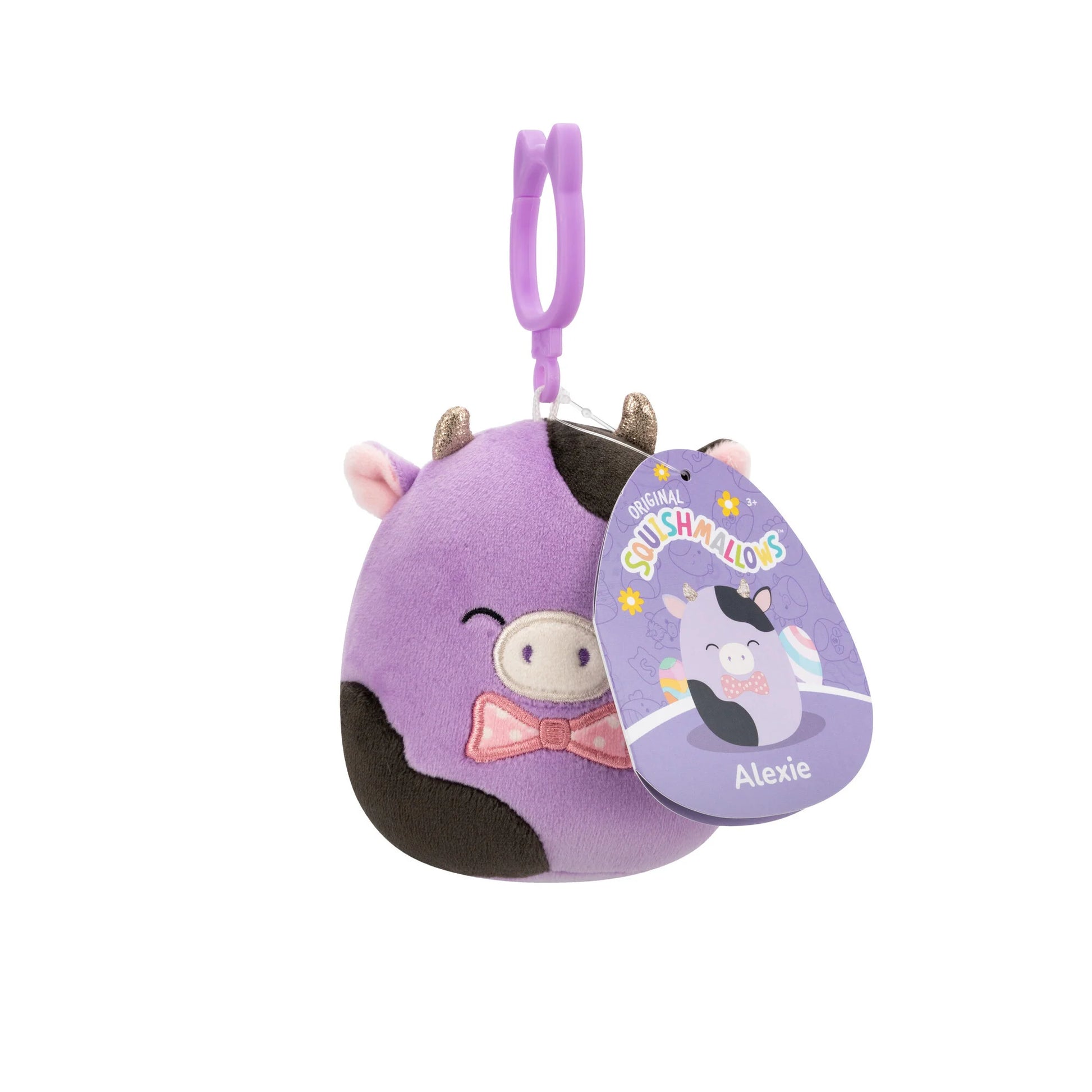 little c land - squishmallows Alexie the Purple Cow 