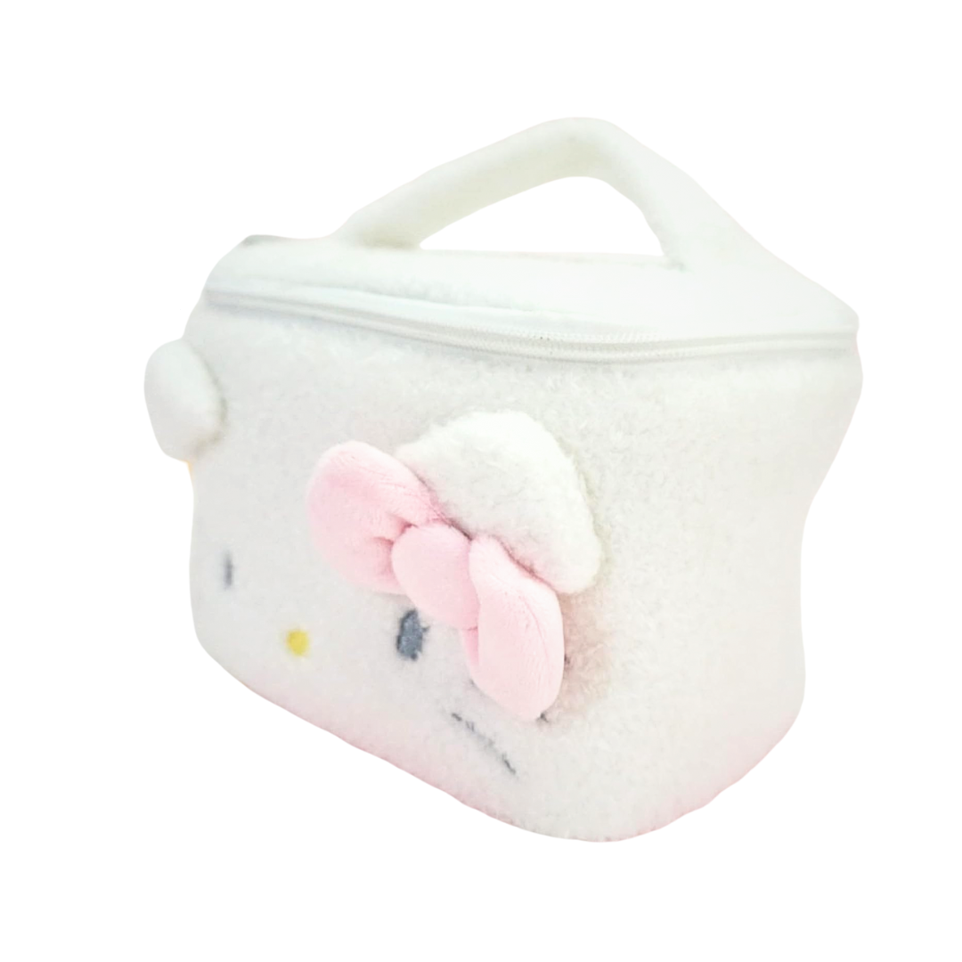 Hello Kitty Fuzzy Sanrio Makeup Bag - Little C Land