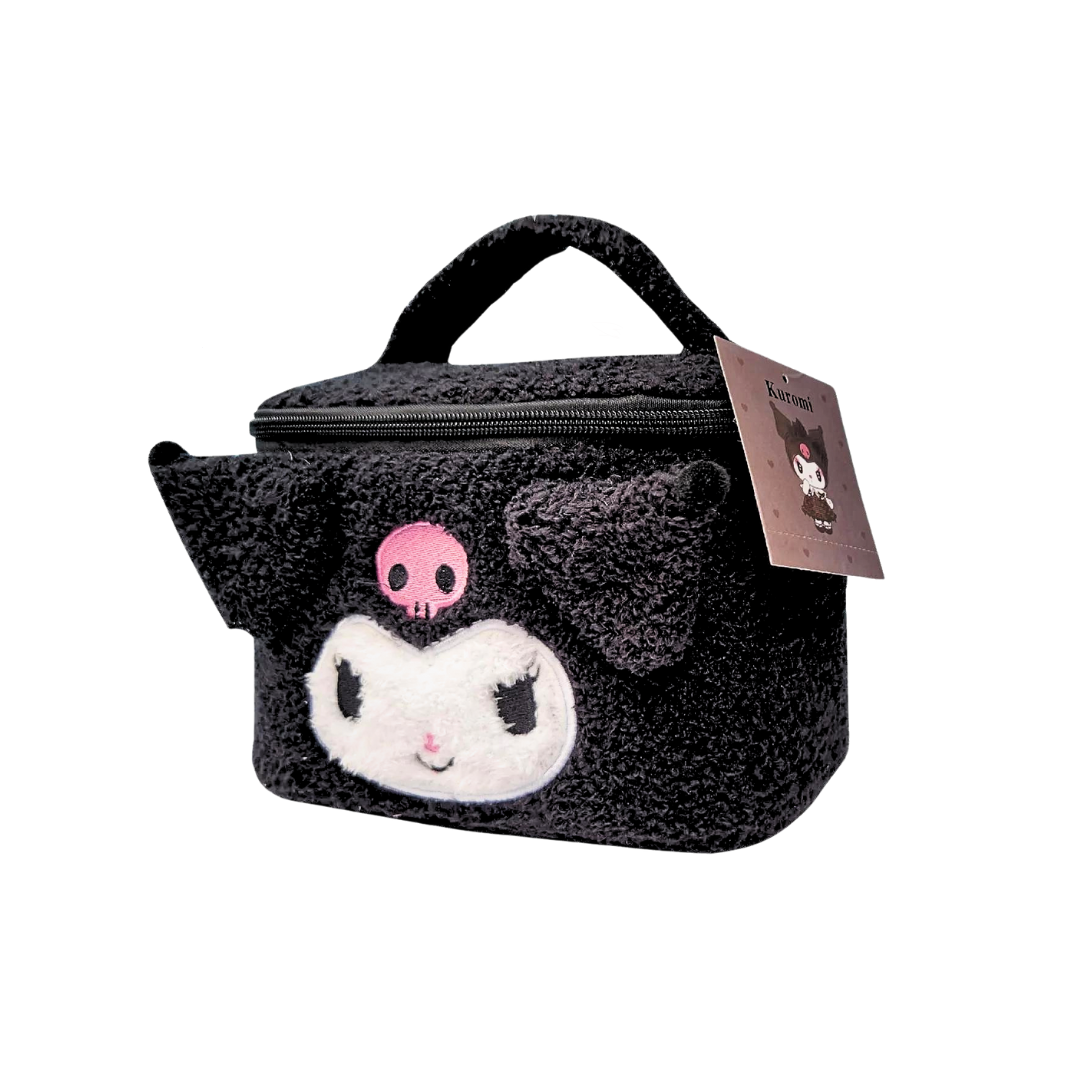 Kuromi Fuzzy Sanrio Makeup Bag - Little C Land